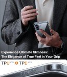 TORRAS Guardian Shockproof for Samsung Galaxy S25 Case, [12FT Military Grade Drop] Thin & Soft Touch for Samsung S25 Case, Translucent Matte Protective Slim Case for Samsung S25, Diamond Clear