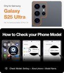 TORRAS Shockproof for Samsung Galaxy S25 Ultra Case, [Non-Yellowing] [12FT Military-Grade Protection] Transparent Slim Case for Samsung S25 Ultra Case, Diamond Clear, Hard, Guardian Series