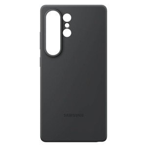 Samsung Galaxy S25 Ultra Silicone Phone Case, Protective Cover, Color Variety, Smooth Grip, Durable Design, Snug Fit, US Version, EF-PS938CBEGUS, Black