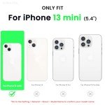 ORNARTO Compatible with iPhone 13 Mini Case, Slim Liquid Silicone 3 Layers Full Covered Soft Gel Rubber with Microfiber Case Cover 5.4 inch-Blue