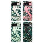 MOSNOVO Case for Google Pixel 9 & Pixel 9 Pro, [Buffertech 6.6ft Military-Grade Drop Protection] [Anti Peel Off Tech] Clear TPU Bumper Phone Case Cover Design - Eucalyptus