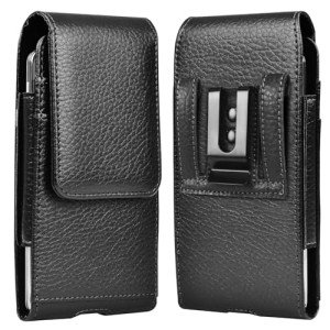 Takfox Phone Holster for Samsung Galaxy S25 Ultra S24 Plus S23 S22 S21 FE 5G S20 S10 A03s A16 A15 A14 A13 A35 A56 A51 A71 5G, Note 20 J7 J3 Leather Cell Phone Pouch Belt Holder Carrying Case,Black