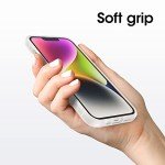 OtterBox iPhone 14 & iPhone 13 Prefix Series Case - CLEAR , ultra-thin, pocket-friendly, raised edges protect camera & screen, wireless charging compatible