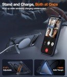 TORRAS Magnetic & Stand for Google Pixel 9 Pro Case/Pixel 9 Case, Fit for MagSafe, 12FT Mil-Grade Drop Protection, Slim Fit for Google Pixel 9/9 Pro Phone Case with Built-in Kickstand, Black