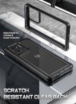 Poetic Guardian Case for Motorola Moto Edge 2023 [Not for 2022 Version], [20FT Mil-Grade Drop Tested], Full Body Hybrid Shockproof Bumper Cover with Built-in Screen Protector,Black/Clear
