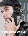 Poetic Guardian Case for Motorola Moto Edge 2023 [Not for 2022 Version], [20FT Mil-Grade Drop Tested], Full Body Hybrid Shockproof Bumper Cover with Built-in Screen Protector,Black/Clear