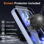 for Google Pixel 9a Case, Magnetic Phone Case with 1 Screen Protector [Military Grade Protection] [Compatible with MagSafe] Translucent Matte Protective Cover for Pixel 9a, Lavender Purple