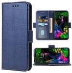 Phone Case for LG G8 ThinQ Folio Flip Wallet Case,PU Leather Credit Card Holder Slots Full Body Protection Kickstand Hard Hybrid Protective Phone Cover for LGG8 Thin Q G 8 G8thinq LGG8thinq Dark Blue