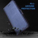 Phone Case for LG G8 ThinQ Folio Flip Wallet Case,PU Leather Credit Card Holder Slots Full Body Protection Kickstand Hard Hybrid Protective Phone Cover for LGG8 Thin Q G 8 G8thinq LGG8thinq Dark Blue