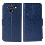 Phone Case for LG G8 ThinQ Folio Flip Wallet Case,PU Leather Credit Card Holder Slots Full Body Protection Kickstand Hard Hybrid Protective Phone Cover for LGG8 Thin Q G 8 G8thinq LGG8thinq Dark Blue