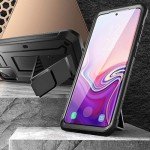 SUPCASE for Samsung Galaxy S20 FE 5G Case with Screen Protector (Unicorn Beetle Pro), [Built-in Stand & Belt-Clip] Heavy Duty Full-Body Rugged Protective Phone Case for Samsung S20 FE 5G, Black