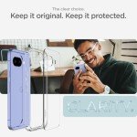 Spigen for Pixel 9a Case, Ultra Hybrid (2025) [Anti-Yellowing] [Military-Grade Protection] - Crystal Clear