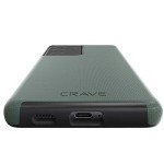 Crave Dual Guard for Galaxy S21 Ultra Case, Shockproof Protection Dual Layer Case for Samsung Galaxy S21 Ultra, S21 Ultra 5G (6.8 inch) - Forest Green