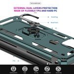 LeYi for Moto G Stylus 5G Case, Motorola G Stylus 5G Case with [2 Pack] Tempered Glass Screen Protector, [Military Grade] Protective Phone Case Cover with Kickstand for Motorola G Stylus 5G, Green