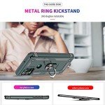 LeYi for Moto G Stylus 5G Case, Motorola G Stylus 5G Case with [2 Pack] Tempered Glass Screen Protector, [Military Grade] Protective Phone Case Cover with Kickstand for Motorola G Stylus 5G, Green