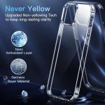 CASEKOO for iPhone 13 Pro Case Crystal Clear, [Not Yellowing][Military-Drop Protection] Protective Shockproof for iPhone 13 Pro PhoneCase 6.1 inch 2021, Clear