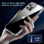 CASEKOO for iPhone 13 Pro Case Crystal Clear, [Not Yellowing][Military-Drop Protection] Protective Shockproof for iPhone 13 Pro PhoneCase 6.1 inch 2021, Clear