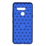 Phone Case for LG G8 ThinQ with Tempered Glass Screen Protector Cover and Cell Accessories Slim Thin Soft TPU Silicone Rugged Rubber Protective LGG8 Thin Q G 8 LG8 G8thinq LGG8thinq 8G Cases Men Blue