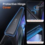 TONGATE Magnetic for Pixel 9 Pro Fold Case with Stand, [Compatible with MagSafe] Rugged Google 9Pro Fold Phone Case Built in Screen Protector & Hinge Protection for Google Pixel Fold 2 2024 8", Black