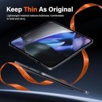TONGATE Magnetic for Pixel 9 Pro Fold Case with Stand, [Compatible with MagSafe] Rugged Google 9Pro Fold Phone Case Built in Screen Protector & Hinge Protection for Google Pixel Fold 2 2024 8", Black