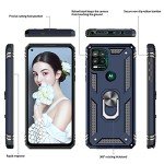 LeYi for Moto G Stylus 5G Case, Motorola G Stylus 5G Case with [2 Pack] Tempered Glass Screen Protector, Military Grade Protective Phone Case Cover with Kickstand Ring for Motorola G Stylus 5G, Blue