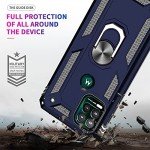 LeYi for Moto G Stylus 5G Case, Motorola G Stylus 5G Case with [2 Pack] Tempered Glass Screen Protector, Military Grade Protective Phone Case Cover with Kickstand Ring for Motorola G Stylus 5G, Blue