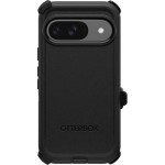 OtterBox Google Pixel 9 & 9 Pro Defender Series Case - BLACK, rugged & durable, with port protection, includes holster clip kickstand (Ships in Polybag)
