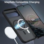 BENTOBEN Magnetic for Google Pixel 9 Pro XL Case, Pixel 9ProXL Phone Case Compatible with MagSafe, Translucent Matte Slim Shockproof Protective Magnetic Cover for Google 9 ProXL 6.8 inch, Black