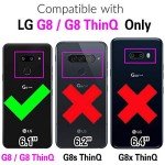 Phone Case for LG G8 ThinQ Slim Hard Clear Cover Shockproof Soft TPU Bumper Hybrid Rugged Heavy Duty Protective Cell Accessories LGG8 Thin Q G 8 LG8 G8thinq LGG8thinq 8G Cases Girl Boy Women Men Black