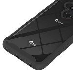 Phone Case for LG G8 ThinQ Slim Hard Clear Cover Shockproof Soft TPU Bumper Hybrid Rugged Heavy Duty Protective Cell Accessories LGG8 Thin Q G 8 LG8 G8thinq LGG8thinq 8G Cases Girl Boy Women Men Black
