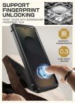 SUPCASE for Samsung Galaxy S25 Ultra Case with Stand (Unicorn Beetle Pro), [2 Front Frames] [Built-in Screen Protector & Belt-Clip] Military-Grade Protection Phone Case for S25 Ultra 6.9 Inch, Black