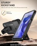 Poetic Revolution Case for Motorola Moto G Power 5G 2025 [Not Fit 2024 Version], [Slide Camera Cover], Full-Body Military Grade Shockproof Cover with Kickstand and Built-in-Screen Protector, Black