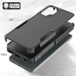 for Moto G 5G 2024 Case, [Military Grade Drop Tested] with Screen Protector, Dual Layer Protective Heavy Duty Cell Phone Cover Non-Slip Shockproof Case for Motorola Moto G 5G 2024 (Black)