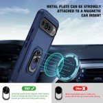 Bonkier for Google Pixel 9 Pro XL Case [15 FT Military Grade Drop Protection] with Screen Protector & Lens Protector Heavy-Duty Shockproof Kickstand Case for Pixel 9 Pro XL (Dark Blue)