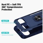 Bonkier for Google Pixel 9 Pro XL Case [15 FT Military Grade Drop Protection] with Screen Protector & Lens Protector Heavy-Duty Shockproof Kickstand Case for Pixel 9 Pro XL (Dark Blue)
