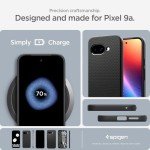 Spigen for Pixel 9a Case, Liquid Air (2025) [No Magnet Ring] [Military-Grade Protection] - Matte Black