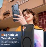 Hensinple for Samsung Galaxy S21 Case with 200% Stronger Magnetic,Military-Grade Drop Protection s21 Phone Case-Anti-Scratch & Anti-Fingerprint Matte, Skin-Friendly Galaxy s21 5g case[6.2"]-Black