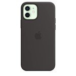 Apple iPhone 12 and iPhone 12 Pro Silicone Case with Magsafe - Black