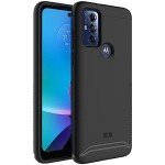 TUDIA Merge Compatible with Motorola Moto G Play 2023 Case (XT2271DL) / Moto G Power 2022 Case XT2165DL, [Military Grade Drop Tested] Dual Layer Shockproof Slim Heavy Duty Case Cover - Matte Black