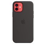 Apple iPhone 12 and iPhone 12 Pro Silicone Case with Magsafe - Black