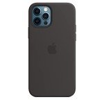 Apple iPhone 12 and iPhone 12 Pro Silicone Case with Magsafe - Black