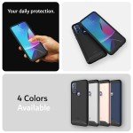 TUDIA Merge Compatible with Motorola Moto G Play 2023 Case (XT2271DL) / Moto G Power 2022 Case XT2165DL, [Military Grade Drop Tested] Dual Layer Shockproof Slim Heavy Duty Case Cover - Matte Black