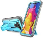 LG V40 ThinQ Unicorn Beetle Pro Rugged Holster Case with Screen Protector-Blue