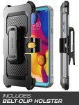 LG V40 ThinQ Unicorn Beetle Pro Rugged Holster Case with Screen Protector-Blue