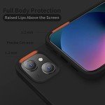 Cordking Designed for iPhone 13 Case, Designed for iPhone 14 Case, Silicone Ultra Slim Shockproof Protective Phone Case with [Soft Anti-Scratch Microfiber Lining], 6.1 inch, Black