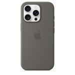 Apple iPhone 16 Pro Silicone Case with MagSafe and Camera Control - Stone Grey ​​​​​​​
