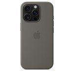 Apple iPhone 16 Pro Silicone Case with MagSafe and Camera Control - Stone Grey ​​​​​​​