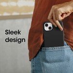 OtterBox iPhone 13 (ONLY) Symmetry Series Case - Black, Ultra-Sleek, Wireless Charging Compatible, Raised Edges Protect Camera & Screen