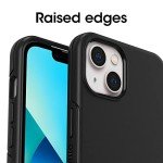 OtterBox iPhone 13 (ONLY) Symmetry Series Case - Black, Ultra-Sleek, Wireless Charging Compatible, Raised Edges Protect Camera & Screen