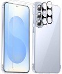SPIDERCASE for Samsung Galaxy S25 Plus Case, [10 FT Military Grade Drop Protection] [Crystal Clear] [Not-Yellowing] Slim Fit Shockproof Anti-Scratched Rugged Phone Case,Clear